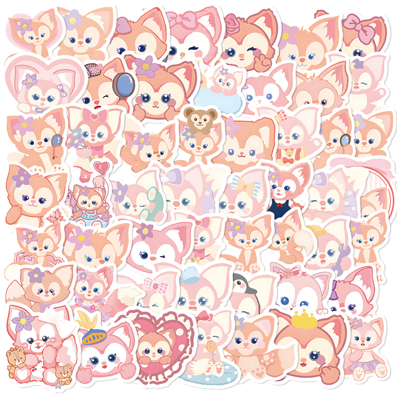 150 Disney Collection Stickers, High-Quality Lina Belle and Stellalou Decorative Stickers for Phone Cases, Laptops, Suitcases, Waterproof Stickers