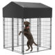 Large Dog Kennel Manufacturer Direct Sales, Thickened and Reinforced Steel Pipe Dog Fence, Sunshade and Waterproof Tarpaulin, Oxford Dog Run Cage