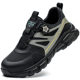 Men's Labor Protection Shoes, Anti-Smash and Anti-Puncture, Steel Toe-Toe Insulated Shoes, Lightweight Soft-Soled Safety Shoes Safety
