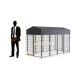 Large Dog Kennel Manufacturer Direct Sales, Thickened and Reinforced Steel Pipe Dog Fence, Sunshade and Waterproof Tarpaulin, Oxford Dog Run Cage