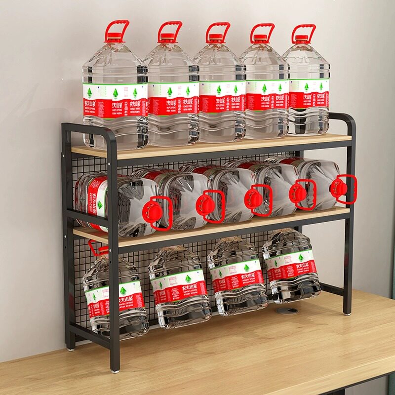 Computer elevated printer desktop partition rack multi-layer board student bookshelf hole board iron storage rack
