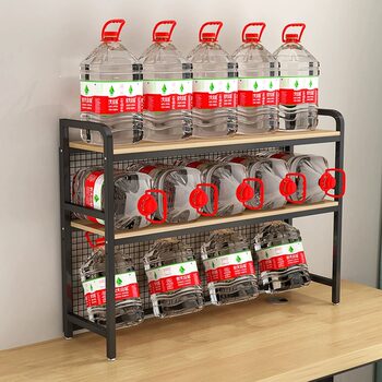 Computer elevated printer desktop partition rack multi-layer board student bookshelf hole board iron storage rack