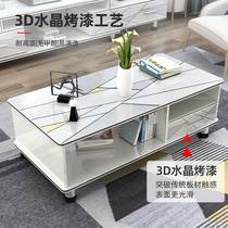 TV cabinet coffee table combination table small apartment modern simple living room household simple floor cabinet new TV wall cabinet