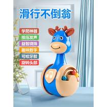Sliding deer tumbler baby 3-6 months baby soothing early education girl puzzle 0 to 2 years old childrens toy 1