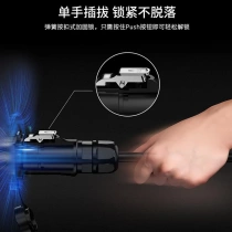 Lingke M18 waterproof aviation plug 3-core new energy equipment 2-9 core threaded panel front mounting connector