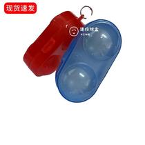 Table tennis ball box plastic storage box table tennis box plastic hard can hold 2 pieces 40 balls not included
