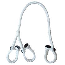 2024 Inner Mongolia horse tripping rope for grazing white nylon hand-knitted strong and durable saddle and harness 2