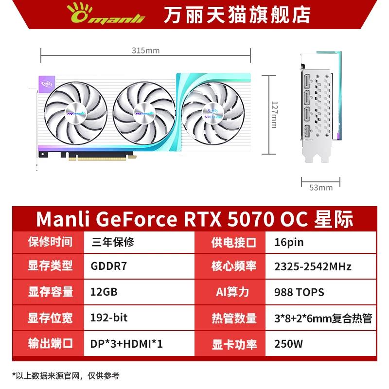 Премиум GeForce RTX 5070/5070Ti/5080 настольный компьютер с ИИ рендерингом, автономная графическая карта для киберспорта