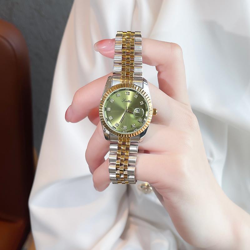 Diary Genuine 2024 New High-End Women's Watch, Light Luxury Niche Exquisite Women's Waterproof Swiss Watch