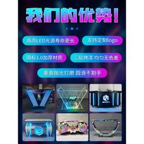 Fujian Customized Bar DJ Station Nightclub KTV Party Room Luminous DJ Station LED Iron Art Acrylic Movable DJ Station