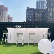Sichuan luminous bar outdoor waterproof KTV outdoor movable bar restaurant front desk clear bar mixing table tables and chairs
