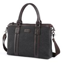 Messenger bag mens briefcase business trip travel handbag casual shoulder bag commuter computer retro backpack