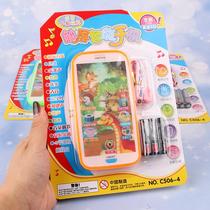 Simulation touch screen childrens music mobile phone early education educational toy phone baby singing story machine factory price