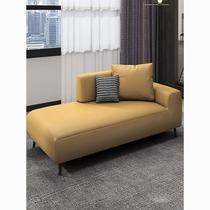 Modern and simple chaise longue lounger living room balcony solid wood chaise longue room lazy chaise longue sofa bed all in one dual use