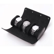 Spot retail leather watch display box Amazon supply three-pack watch storage box