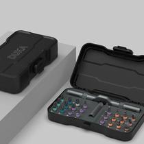 Du ratchet wheel screwdriver set multi-functional labor-saving wrench WWI24 alloy steel bit cross hexagonal plum