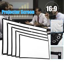 Simple and portable polyester folding soft screen 150-inch projector Mubu 16:9 outdoor high-definition special projection cloth