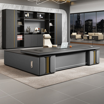 Office president desk boss desk and chair combination modern light luxury senior manager desk commercial executive desk office furniture