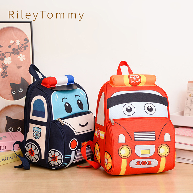 British Riley Tommy Kidsren's Schoolbag, Spine Protection and Weight Reduction, Ultra-Light Kindergarten Car Mini Backpack British Riley Tommy Kidsren's Schoolbag, Spine Protection and Weight Reduction, Ultra-Light Kindergarten Car Mini Backpack