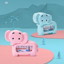 Baby water temperature card bath thermometer baby dual-purpose indoor childrens toy water temperature meter small fish type small elephant type