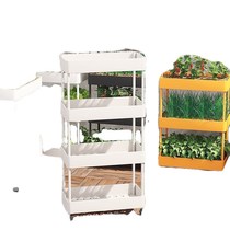 阳台种菜神器多层小推车置物架厨房蔬菜篮家用种菜专用盆缝收纳架