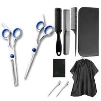 Barber scissors flat tooth scissors thinning scissors bangs hair cutting artifact female self-cut hair salon home set professional