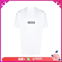 (Deposit) Mens logo printed casual short-sleeved shirt versatile top short-sleeved loose simple versatile top