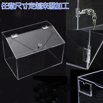 Acrylic plexiglass plate transparent food display box box cover storage box custom color acrylic