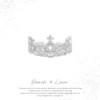 DOACH lace crown sterling silver ring does not fade