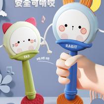 Old-fashioned rattle baby can chew hand rattle newborn child toddler baby 6 months toy 2023