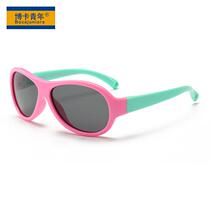2024 new fashionable silicone material childrens sunglasses same sunshade sunglasses for boys and girls 8187