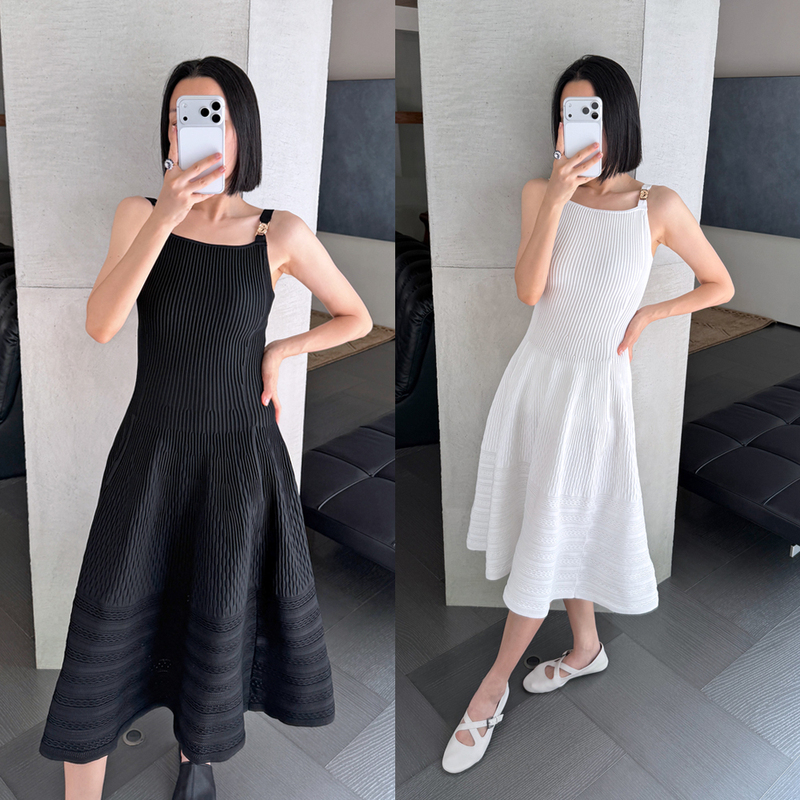 Small Quantity of Genuine Pure Product ~ Retail Price 3590 French m Brand Ribbed Stretchy Spaghetti Strap Dress Small Quantity of Genuine Pure Product ~ Retail Price 3590 French m Brand Ribbed Stretchy Spaghetti Strap Dress