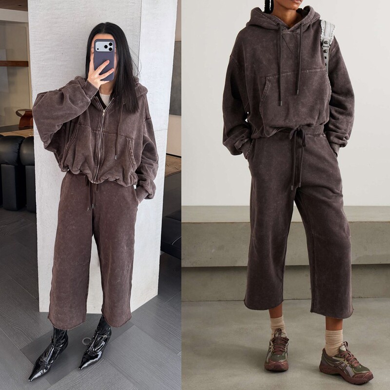 【No Returns or Exchanges】So Patchy and so Charming~@13 Vintage Washed Zipper Sweatshirt/Hooded Pullover 71