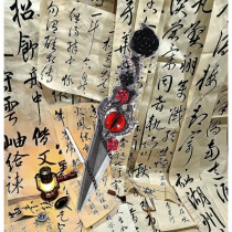 Kunai handmade knife Qingfeng finished product ancient style high-looking utility knife handmade gift unboxing ornament straight blade