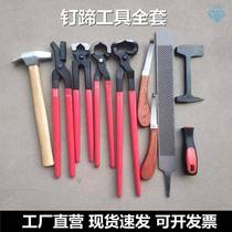 High-quality hoof trimming tools hoof trimming pliers nail pressing pliers horse hoof pliers nail pliers equestrian supplies nail sole tool set