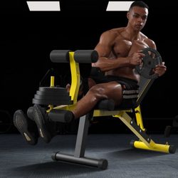 German Quality Commercial-Grade Adjustable Dumbbell Bench for Home Use, Bench Press, Multi-Functional Training Bench for Leg Strength Training