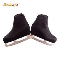 Funuo professional figure skating shoe cover skate shoe cover roller skate cover men and women adult children velvet plain semicolon