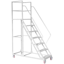 3-step platform climbing household truck cargo ladder high ladder staircase 2-step mobile warehouse truck climbing high shelf ladder cargo truck