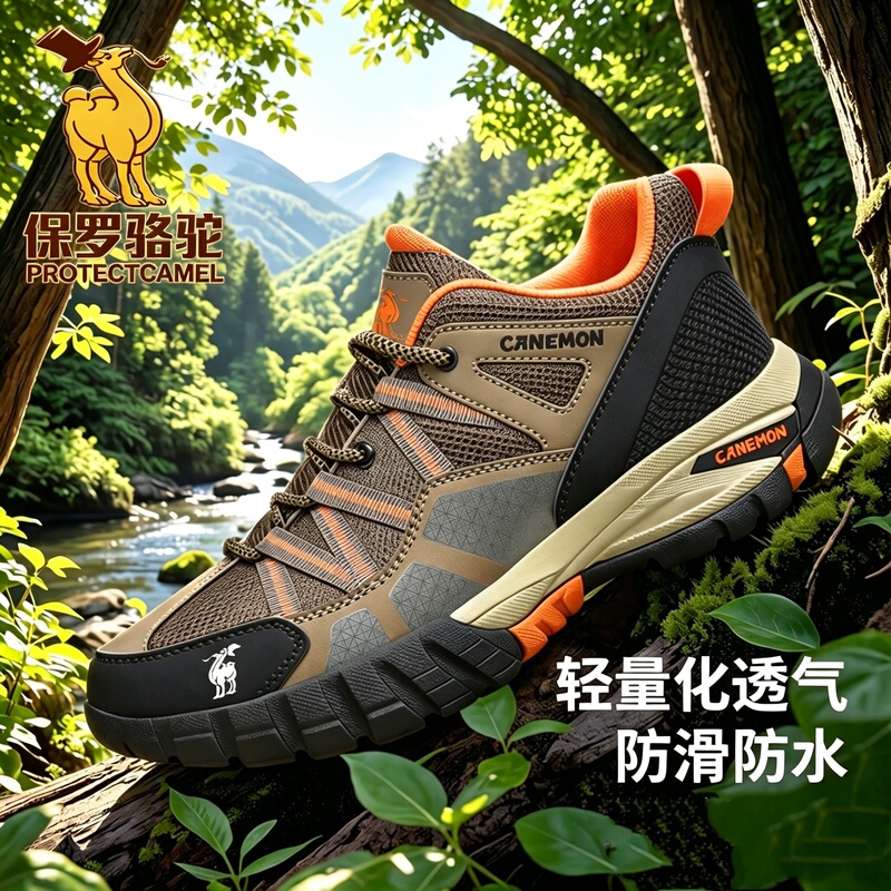 Paul Camel Protectcamel Hiking Shoes Lightweight Cross-Country Travel Hiking Shoes Non-Slip Soft-Soled Sports Shoes Paul Camel Protectcamel Hiking Shoes Lightweight Cross-Country Travel Hiking Shoes Non-Slip Soft-Soled Sports Shoes