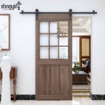 Barn door crane rail rail warehouse accessories full set of gears with gold damping grain door crane rail track accessories complete set