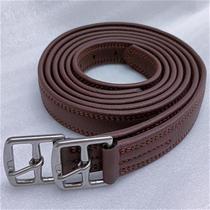 Equestrian pedal belt with integrated saddle horse saddle pedal with English saddle pedal belt pedal belt with saddle leather stainless steel fastener