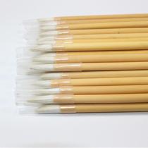 2024 small bamboo pole point brush point paint factory soft hair industrial paint wolf hair small brush repair paint