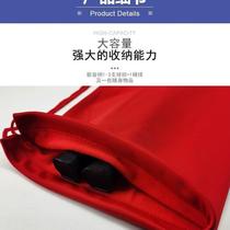 Badminton racket bag drawstring velvet bag national fashion printed racket protective cover shrink bag 2-3 pieces large capacity