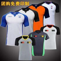 New 2024 basketball referee clothing referee short-sleeved T-shirt black sports pants referee pants coach uniform jacket