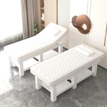 Special massage bed for beauty salon. Massage bed with hole for body beauty. Traditional Chinese medicine physiotherapy bed. Pattern embroidery beauty bed. Latex beauty bed.