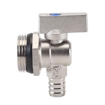 Floor heating water distributor drain valve 1 inch geothermal large flow sewage valve radiator drainage exhaust copper ball valve switch