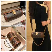 (Fashion big brand) womens bag PAPILLON TRUNK Papillon cylindrical bag single shoulder diagonal chain womens bag