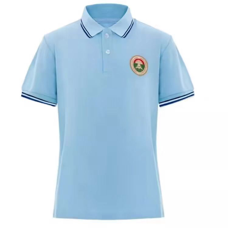 School Uniform Summer Guangya High School Short-Sleeved T-Shirt Polo Shirt Unisex School Uniform Summer Guangya High School Short-Sleeved T-Shirt Polo Shirt Unisex