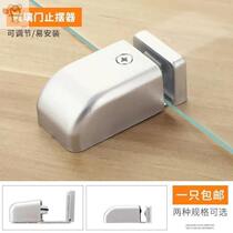 Automatic door F-shaped glass sliding door retainer Automatic door swing stopper Sliding door positioner U-shaped sequence