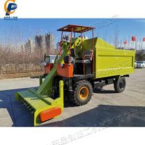 Diesel cattle pen manure scooper farm forklift manure cleaning truck cattle farm and sheep pen floor manure cleaning equipment